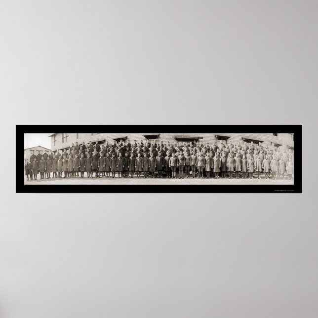 Poster Soldados de suprimento Foto WWI 1919 (Frente)