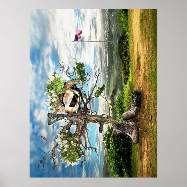 Poster Soldados falidos cruzam (Frente)