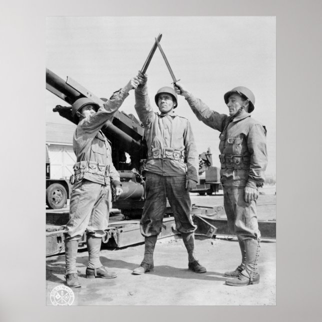 Poster Soldados Grego-Americanos: 1943 (Frente)