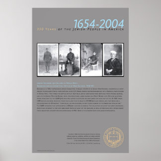 Póster Soldados judeus e marinheiros na WWI