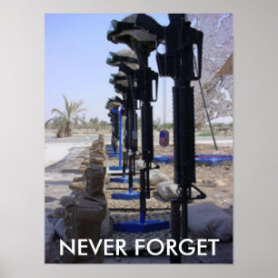 Poster Soldados Marines Fallen