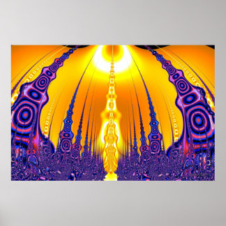 Poster "Soldados no templo secreto"