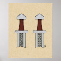 Soldadura de padrão de espada em Viking