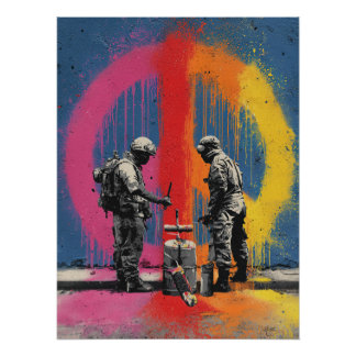 Póster Soldiers of Peace – Street Art Rebellion