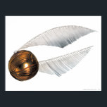 Póster Soletra Harry Potter| Ouro<br><div class="desc">Este Ouro Snitch foi usado na primeira partida excitante entre Gryffindor e Slytherin onde foi pego por Harry Potter... na boca! Os Ouros-nitretos ficaram encantados com bolas voadoras pegas pelo criador, uma posição especialista num jogo de Quidditch. Rápido e poderoso, essas bolas malignas eram difíceis de buscar. Apresse-se e pegue-o...</div>