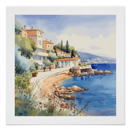 Póster Solha da Riviera francesa