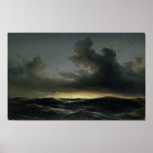 Póster Solidão marinha, 1852