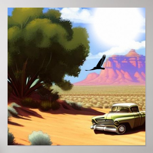 Poster Solidão no Deserto (Frente)