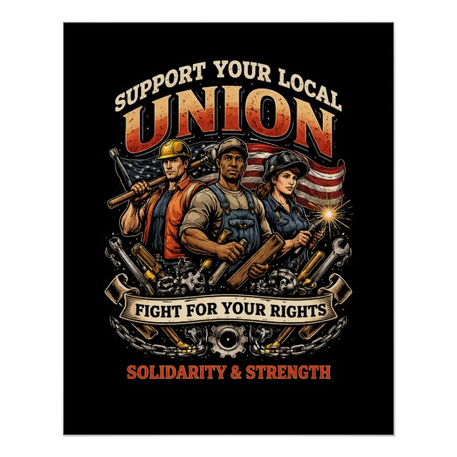 Póster Solidarity and Strength (Frente)