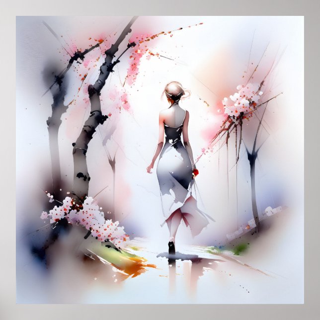 Poster Solitário Andando (Frente)