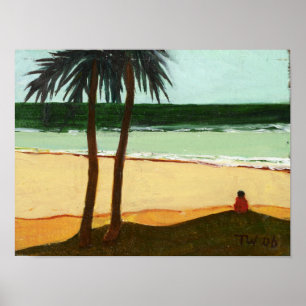 Póster Solitude de praia em 2006