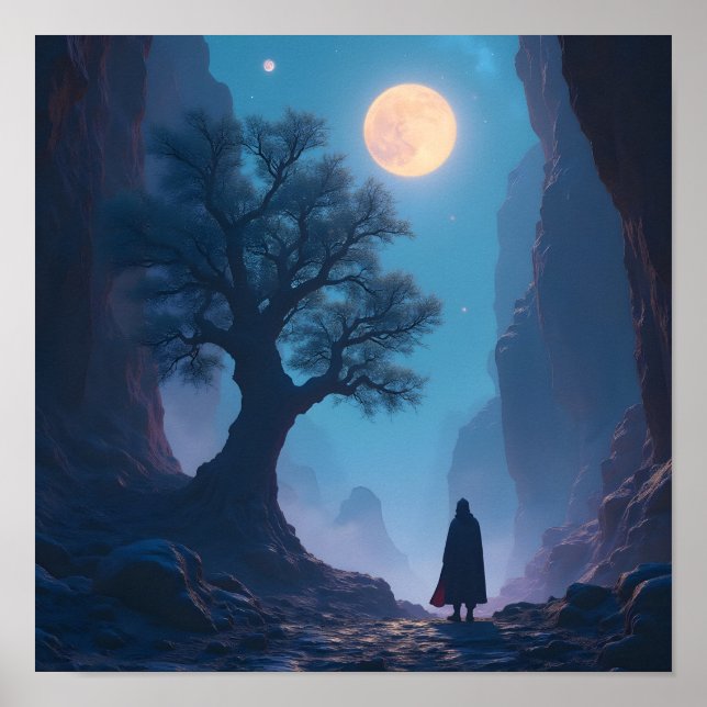 Poster Solitude Lunar A Vigília do Vendedor. Pôster (Frente)