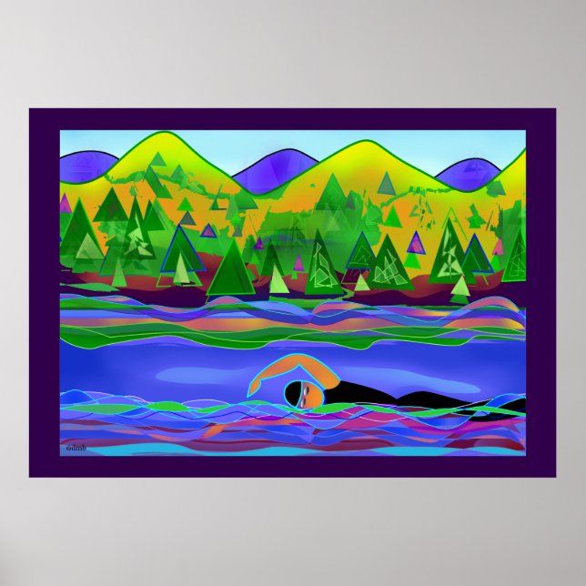 Póster Solo de água aberta (Frente)