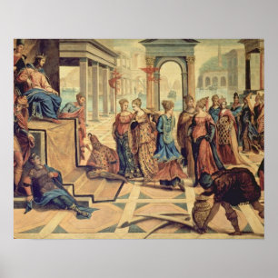 Póster Solomon e a rainha de Sheba