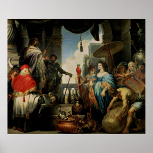 Póster Solomon e a rainha de Sheba