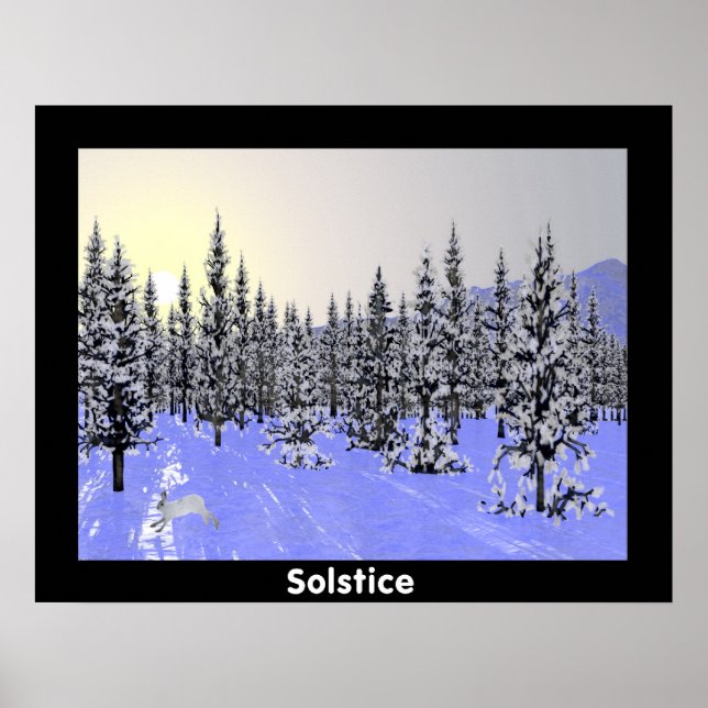 Poster Solstício de inverno (Frente)