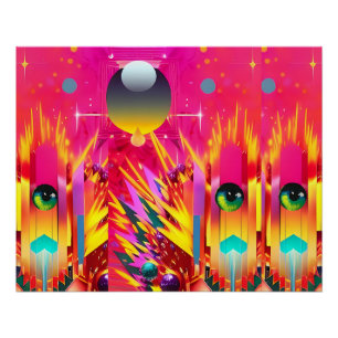 Póster Soltador de Bola Saltador de Olhos