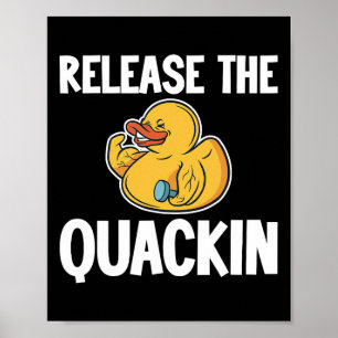 Poster Solte O Quackin Gym Bodybuilding.
