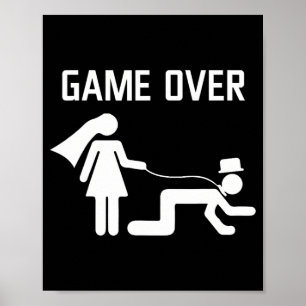 Poster Solteiro De Casamento De Noiva Engraçado Bachelore