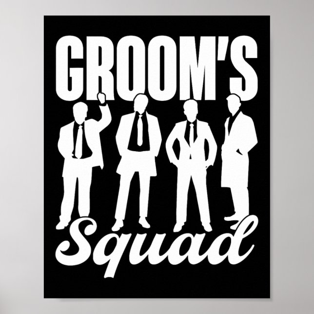 Poster Solteiro do Grupo de Esquadrão do Groom (Frente)