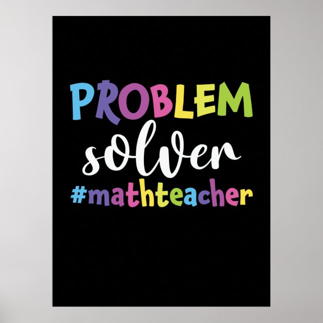 Poster Solucionador de Problemas do Professor de Matemáti (Frente)