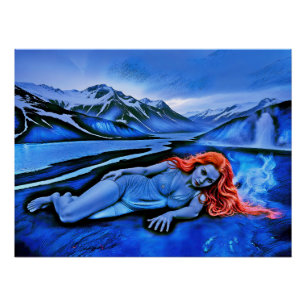 Póster "Sólvátra" - Flame Bento Ice