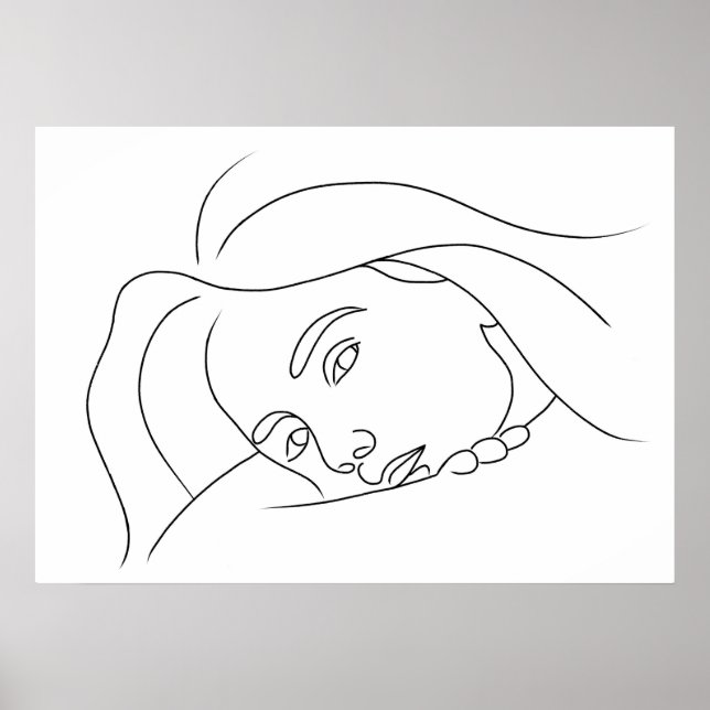 Poster Somber Fem Face (Frente)