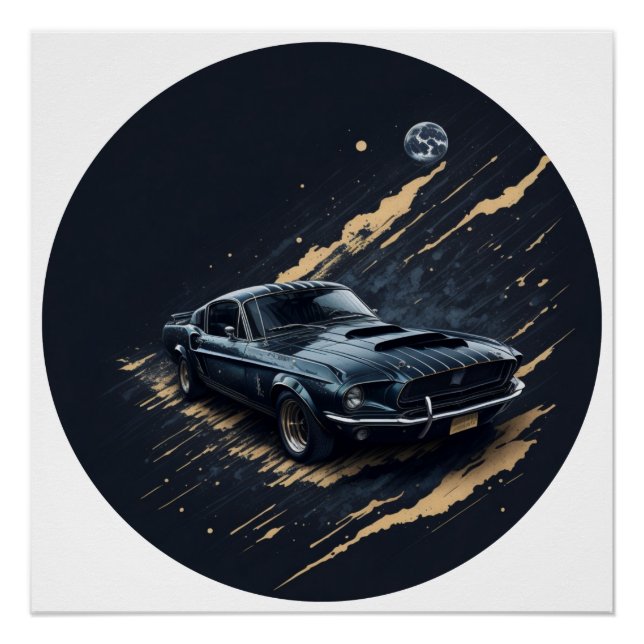 Póster "Sombra en Movimiento" (Frente)