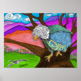 Poster Sombra observando Jackie