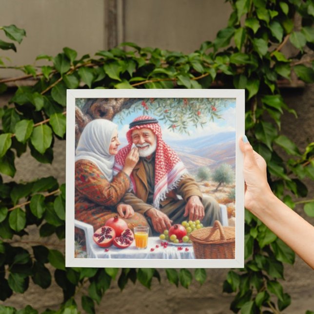 Poster Sombras da Paz | Antigo Casal Palestiniano (Criador carregado)