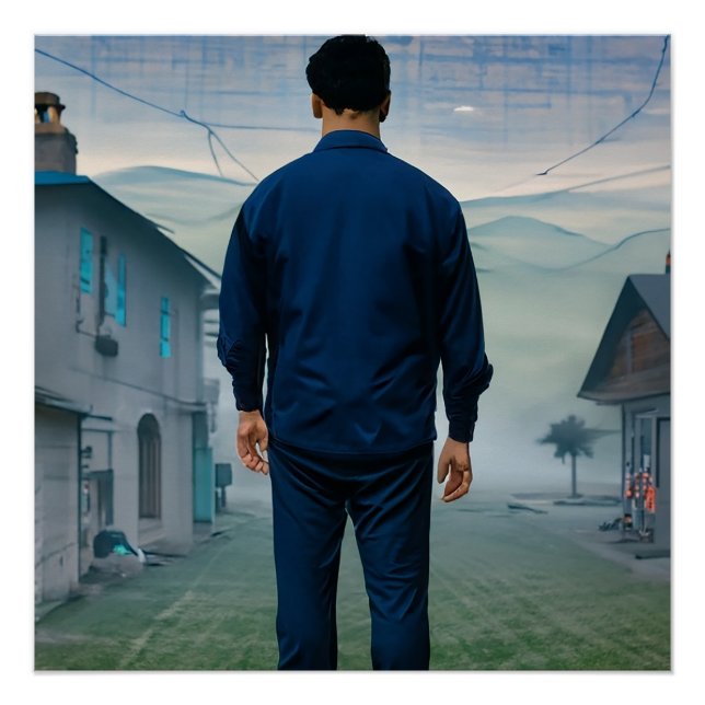 Póster Sombras da rede (Frente)