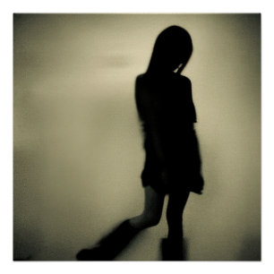 Póster Sombras Dançando na Parede da Escuridão