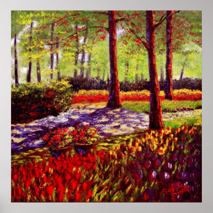 Póster Sombras de Keukenhof