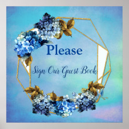 Poster Sombras do Livro de Convidados das Hipercolores Az