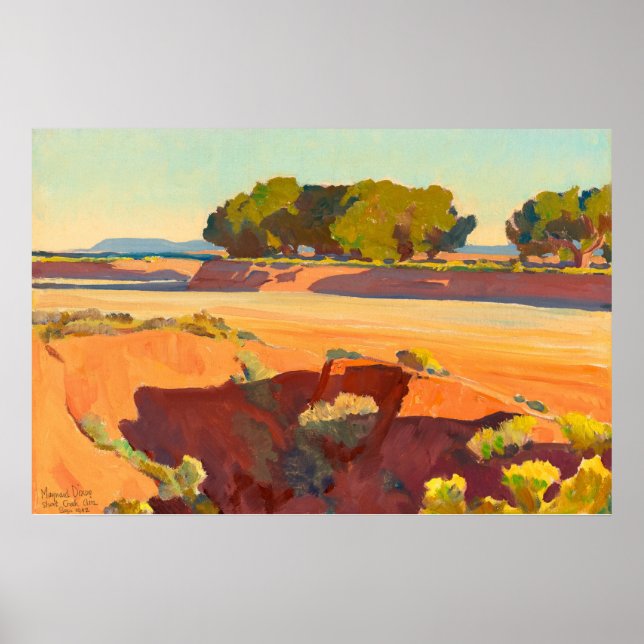 Poster Sombras em Short Creek por Maynard Dixon (Frente)