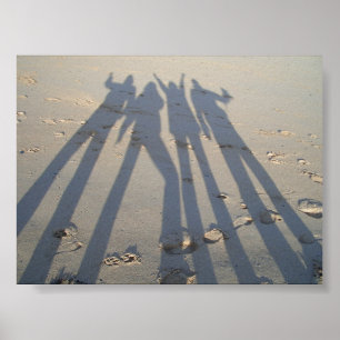 Poster Sombras na areia (retorno)