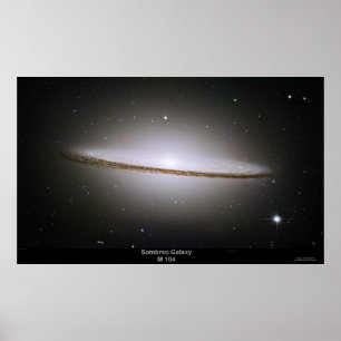 Poster Sombrero Galaxy (M104)
