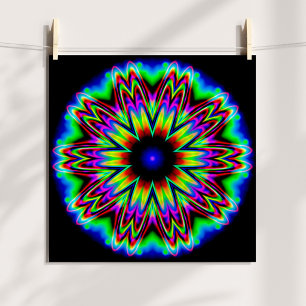 Póster Sombrero Galaxy Mandala