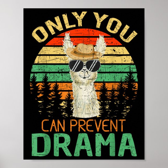 Poster Somente Você Pode Prevenir Acampamento de Llama Dr (Frente)