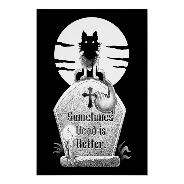 Póster Sometimes Dead is Better  (Frente)