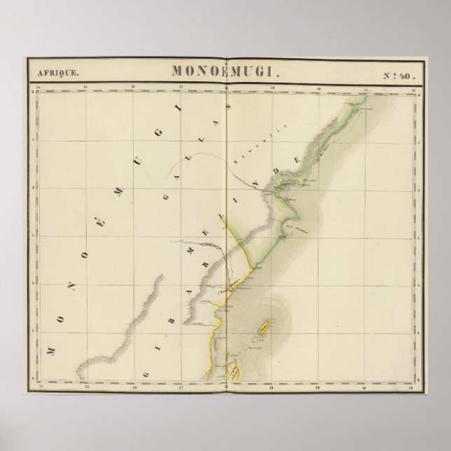 Poster Somólia, Quénia 40 (Frente)