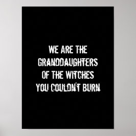 Poster Somos as netas das bruxas