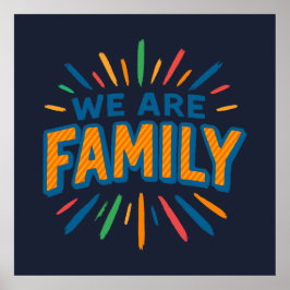 Poster Somos da Família 1