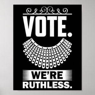 Poster Somos os direitos das mulheres implacáveis