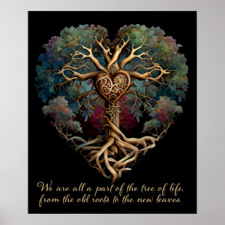 Poster Somos todos parte da Árvore da Vida
