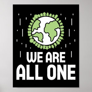 Poster Somos Todos Uma Proteção Ambiental