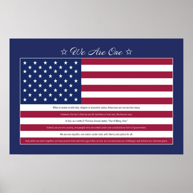 Poster Somos Um (Frente)