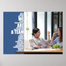 SOMOS UMA EQUIPE Arte de Parede Inspiradora para E
