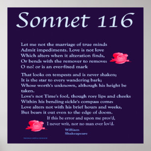 Poster Soneto 116