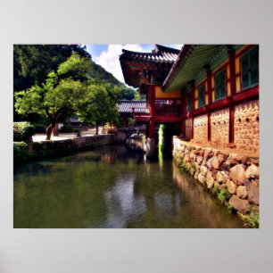 Póster Songgwangsa Temple Bridge, South Korea